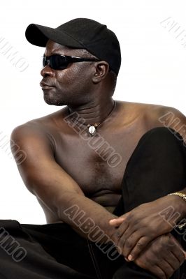 young african man