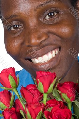 Valentine African girl