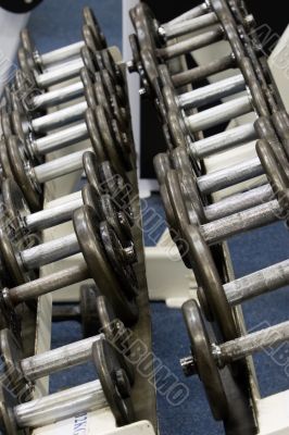 gym dumbbells