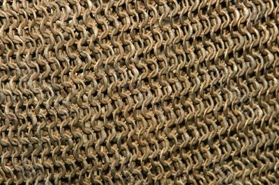 Steel chain armour