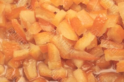 Confiture, made of orange-peel