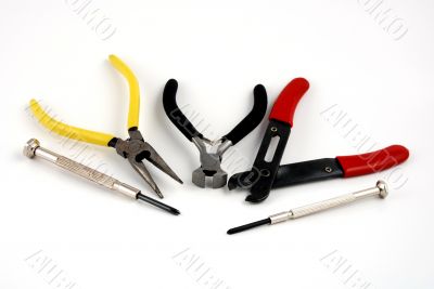 Pliers and wire cutters