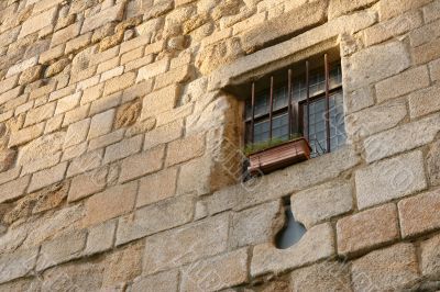 Barred window