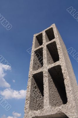 Concrete building block