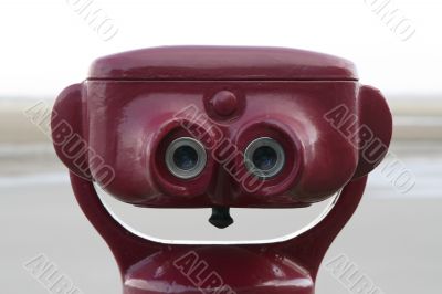 Smiling binoculars