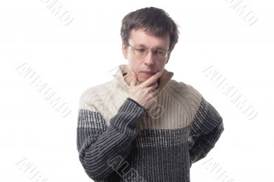 Spectacled man