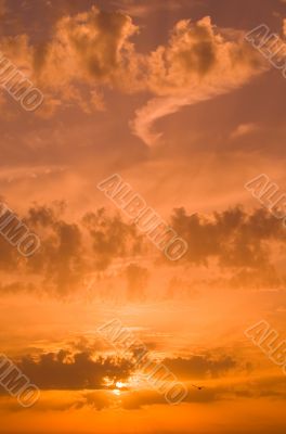 Autumn sunset