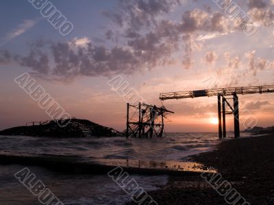 West Pier at sunset