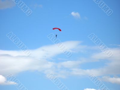 parachute jumping