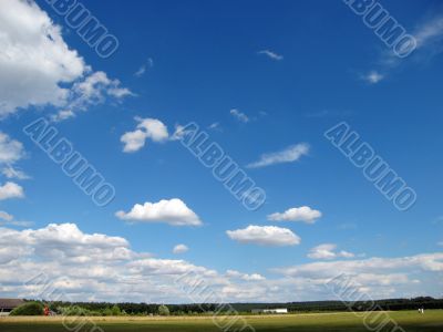 dark blue sky