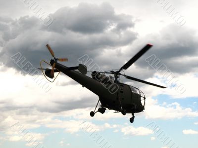 military helicopter