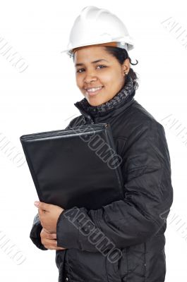 attractive lady architect