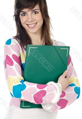 attractive girl student