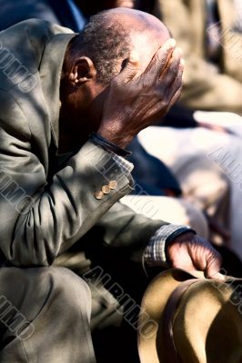 old african man