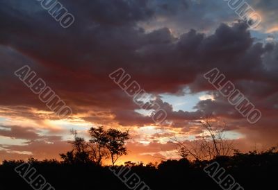 African sunset