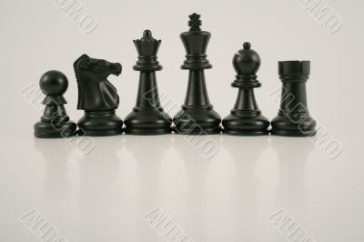 Black Chess Pieces