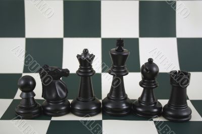 Black Chess Pieces