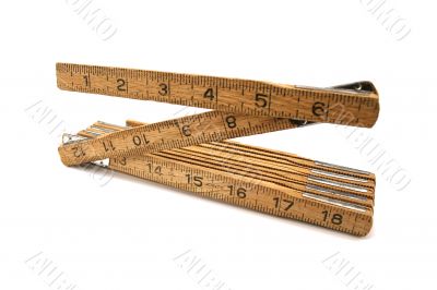 Wooden Folding Ruler