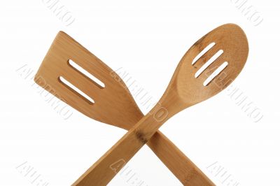 Bamboo spatula and spoon