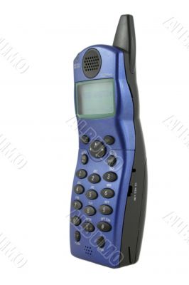 Blue Cordless Phone