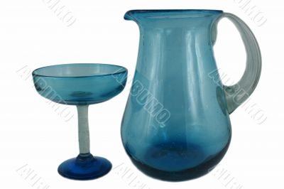 Margarita pitcher and glass set