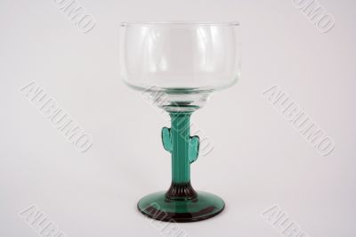 Margarita cactus glass
