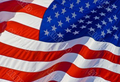 Tilted US Flag