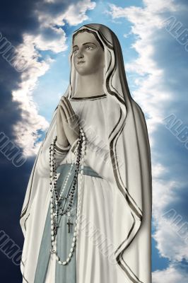 Virgin Mary statue