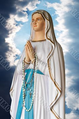 Virgin Mary statue