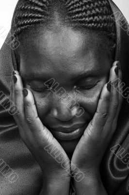 African Christian woman