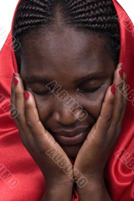 African Christian woman