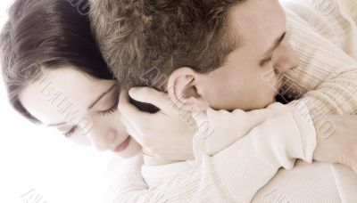 Girl and boy in love