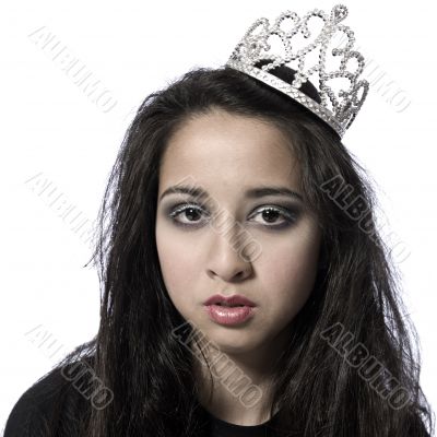 Displeased Vietnamese girl