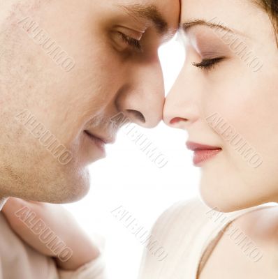 Girl and boy in love