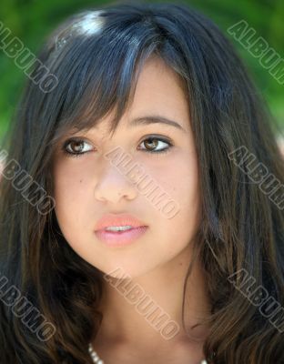 Beautiful teenage girl