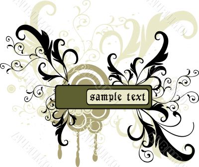 Abstract  floral background  - vector