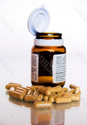 Pills and bottle