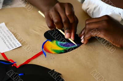 african hands portrait