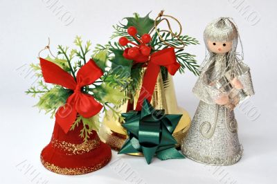 Christmas bell and fairy