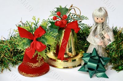Christmas bell and fairy