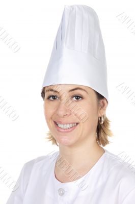 happy attractive cook woman