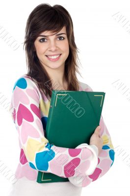attractive girl student