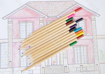 pencils of colors