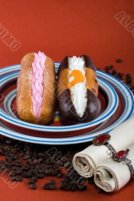 Cream donuts