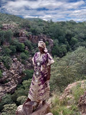 African woman portrait