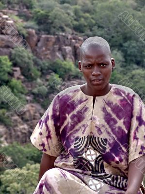 African woman portrait