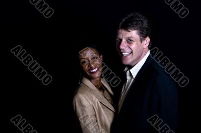 portrait interracial couple