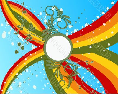 Abstract  floral background  - vector