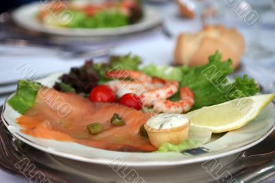 Salmon salad