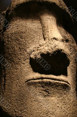 Easter Island Statue In Louvre